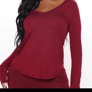 FASION NOVA Breakfast On The Go Long Sleeve Tee